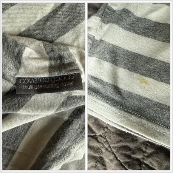 BUNDLE - lot of 5 nursing bamboo breastfeeding covers + bonus breast pads - Picture 6 of 16